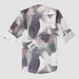 CAVIO Boys Cotton Full Sleeves Abstract Printed Shirt - Peach