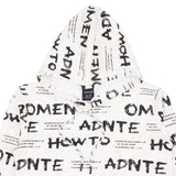 CAVIO Boys Cotton Printed Full Sleeves Hooded Sweatshirt - White