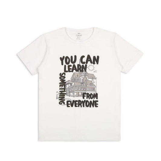 CAVIO Boys Cotton Blend Full Sleeves Zipper Jacket and T-Shirt Black