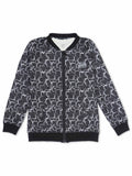 Boys Geometric Lightweight Bomber Jacket with T shirt