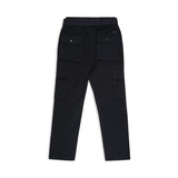 CAVIO Boys Cotton Solid Cargo Trousers Black