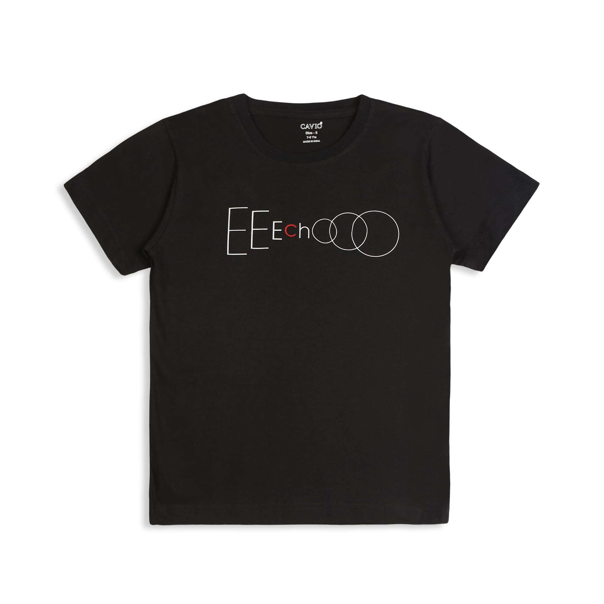 CAVIO Boys Cotton Blend Printed Full Sleeves Zipper Jacket and T-Shirt Brown