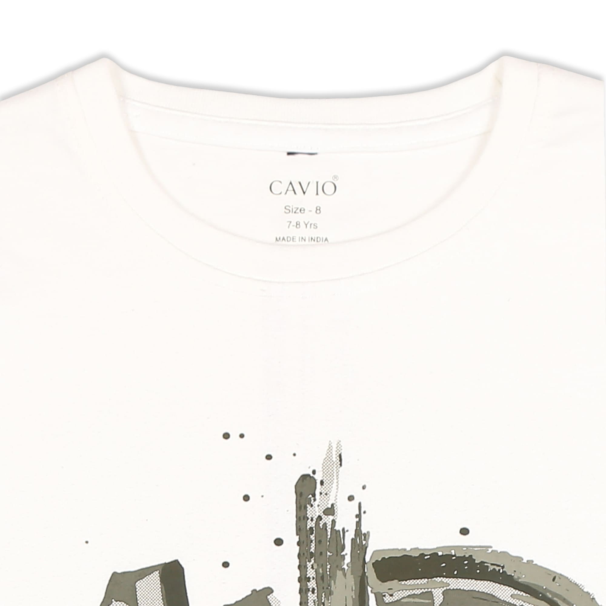 CAVIO Boys Cotton Blend Full Sleeves Zipper Jacket and T-Shirt DarkGreen