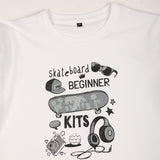 CAVIO Boys Cotton Blend Printed Full Sleeves Zipper Jacket and T-Shirt Black