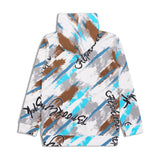 CAVIO Boys Cotton Printed Full Sleeves Hooded Sweatshirt - Grey