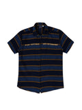 Boys Comfort Stripes Striped Casual Pure Cotton Shirt With T shirt