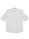 Boys Comfort Spread Collar Pure Cotton Casual Shirt