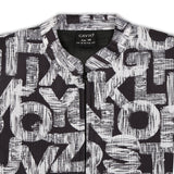 CAVIO Boys Cotton Blend Printed Full Sleeves Zipper Jacket and T-Shirt Black