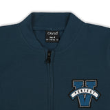 CAVIO Boys Cotton Blend Full Sleeves Zipper Jacket and T-Shirt TurquoiseBlue