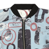 CAVIO Boys Cotton Blend Printed Full Sleeves Zipper Jacket and T-Shirt Brown