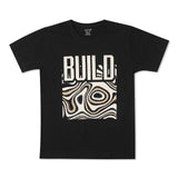 CAVIO Boys Cotton Knited Full Sleeves Striped Shirt With T-Shirt - Black