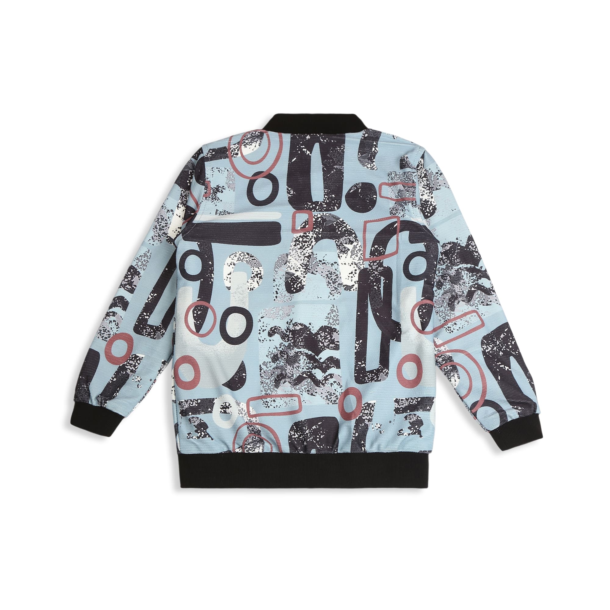 CAVIO Boys Cotton Blend Printed Full Sleeves Zipper Jacket and T-Shirt Brown