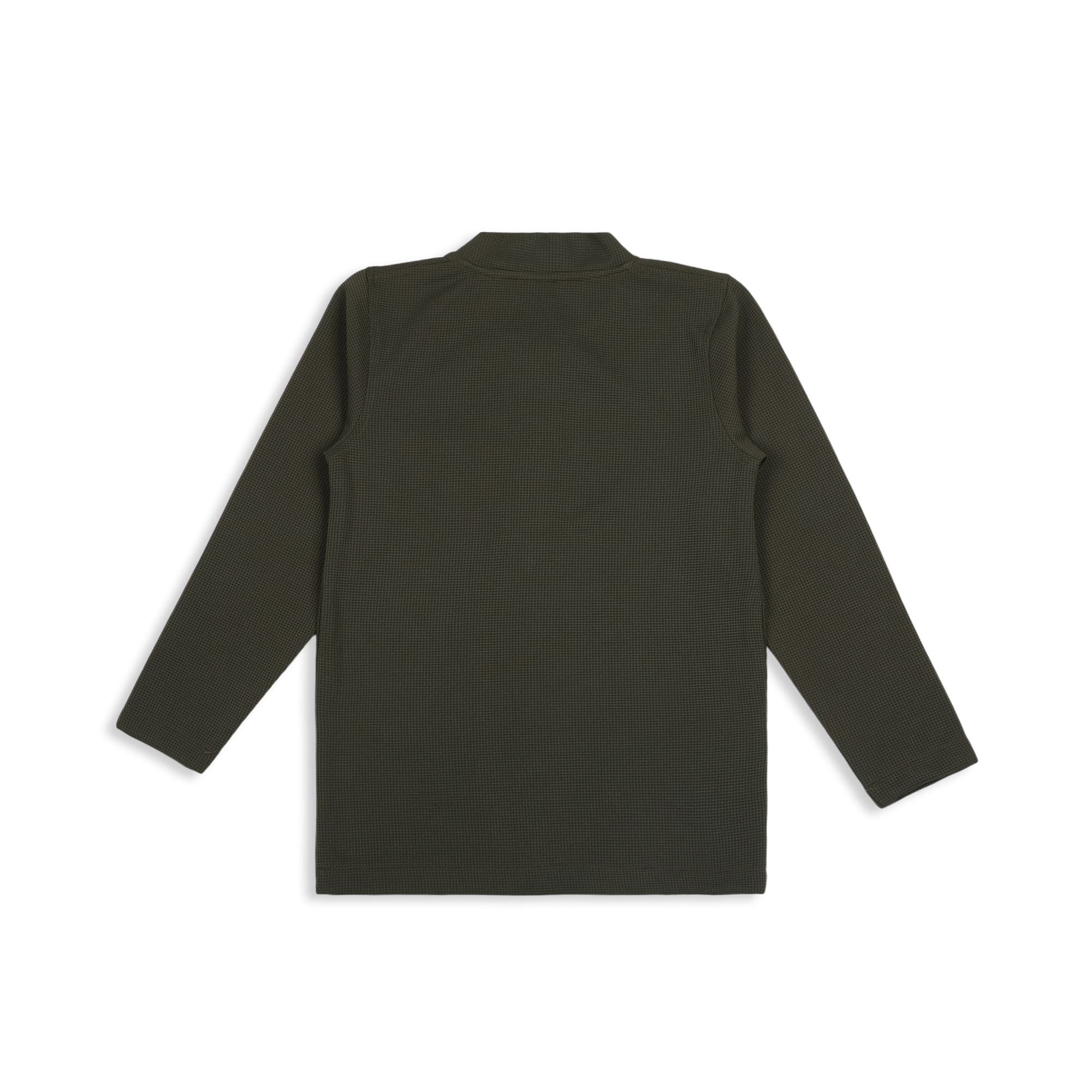 CAVIO Boys Cotton Blend Full Sleeves Zipper Jacket and T-Shirt DarkGreen