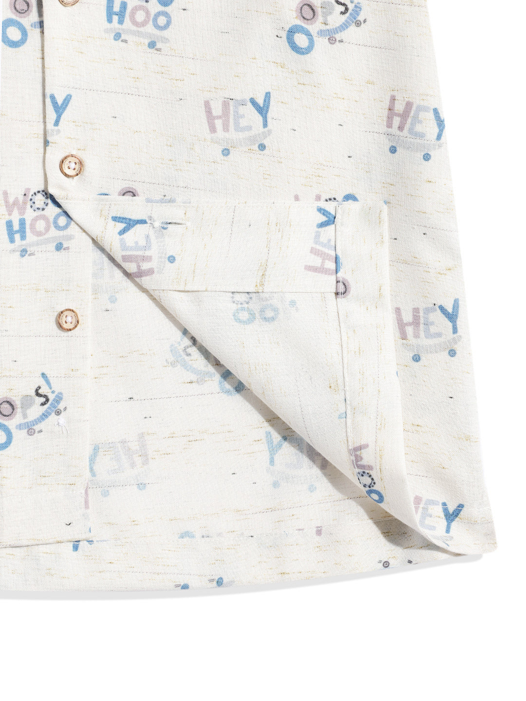 CAVIO Cotton Half Sleeves Abstract Printed Shirt & Shorts Clothing Set - Blue