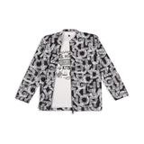 CAVIO Boys Cotton Blend Printed Full Sleeves Zipper Jacket and T-Shirt Black