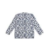 CAVIO Boys Cotton Blend Printed Full Sleeves Zipper Jacket and T-Shirt Blue