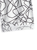 Cotton Blend Half Sleeves Abstract Shirt & Shorts Clothing