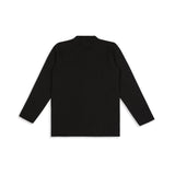 CAVIO Boys Cotton Blend Full Sleeves Zipper Jacket and T-Shirt Black