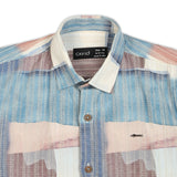 CAVIO Boys Cotton Lycra Printed Full Sleeves Shirt and T-Shirt Blue