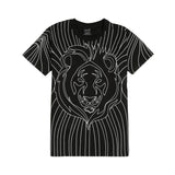 CAVIO Cotton Half Sleeves Animal Print Tshirt & Shorts Clothing Set