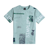 CAVIO Cotton Blend Half Sleeves Printed Tshirt & Shorts Clothing Set Green