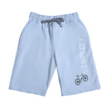 CAVIO Cotton Blend Half Sleeves Printed Tshirt & Shorts Clothing Set - SkyBlue