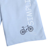 CAVIO Cotton Blend Half Sleeves Printed Tshirt & Shorts Clothing Set - SkyBlue