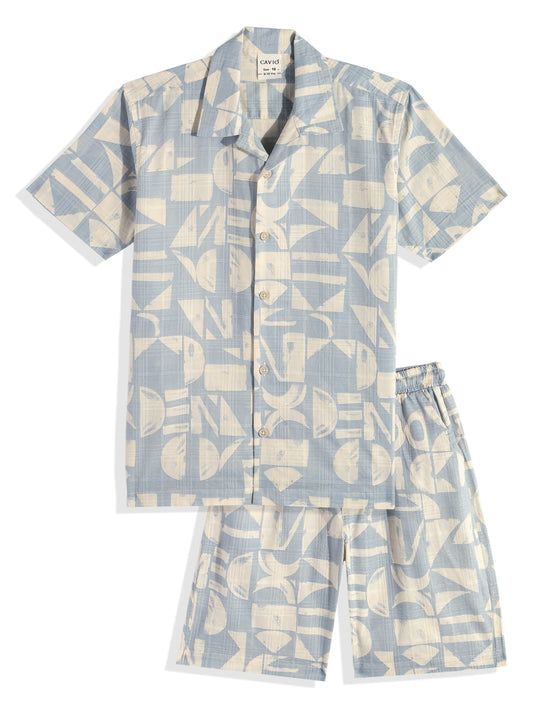 CAVIO Cotton Half Sleeves Printed Shirt & Shorts Clothing