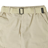 CAVIO Boys Cotton Solid Cargo Trousers Cream