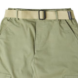 CAVIO Boys Cotton Solid Cargo Trousers LightGreen