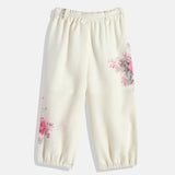 CAVIO Cotton Full Sleeves Floral dress with Jacket - Pink