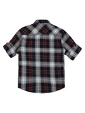 Boys Comfort Tartan Checked Casual Cotton Shirt