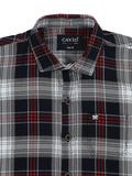 Boys Comfort Tartan Checked Casual Cotton Shirt