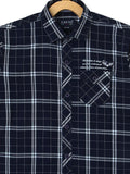 Boys White Comfort Tartan Checks Checked Casual Shirt