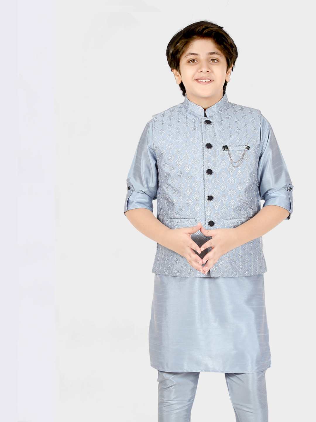 Boys kurta sale pajama with jacket