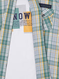 Boys Comfort Tartan Checked Casual Cotton Shirt With T shirt CAVIO - -