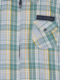 Boys Comfort Tartan Checked Casual Cotton Shirt With T shirt CAVIO - -