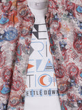 Boys Rust Digital Printed Shirt with T shirt - -