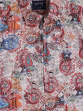 Boys Rust Digital Printed Shirt with T shirt - -