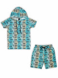 Boys Printed T shirt With Shorts