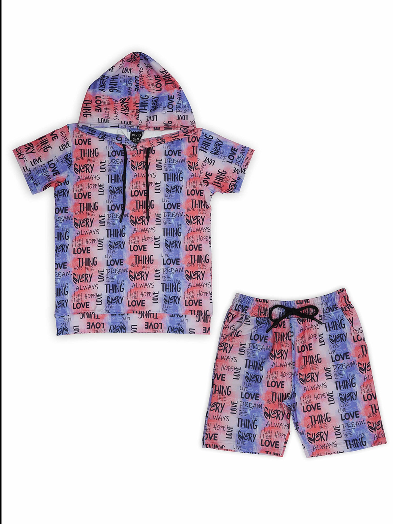 Boys Printed T shirt With Shorts