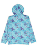 Boys Tie & Dye Printed Hooded Pure Cotton T-Shirt With Trousers