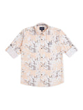 Boys Comfort Floral Printed Pure Cotton Casual Shirt