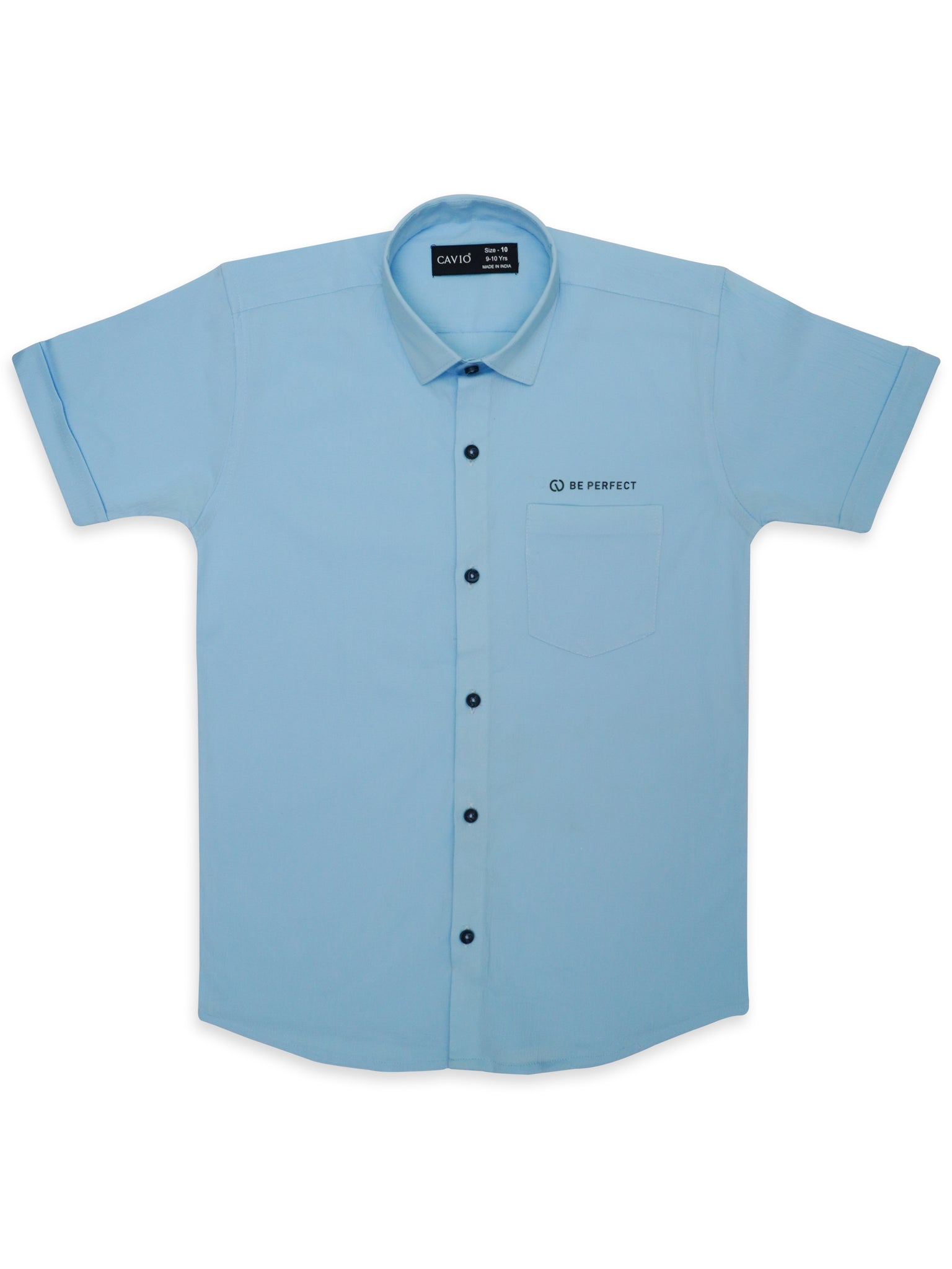 Boys Blue Comfort Opaque Casual Shirt