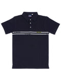 Boys Blue Polo Collar Pure Cotton T shirt