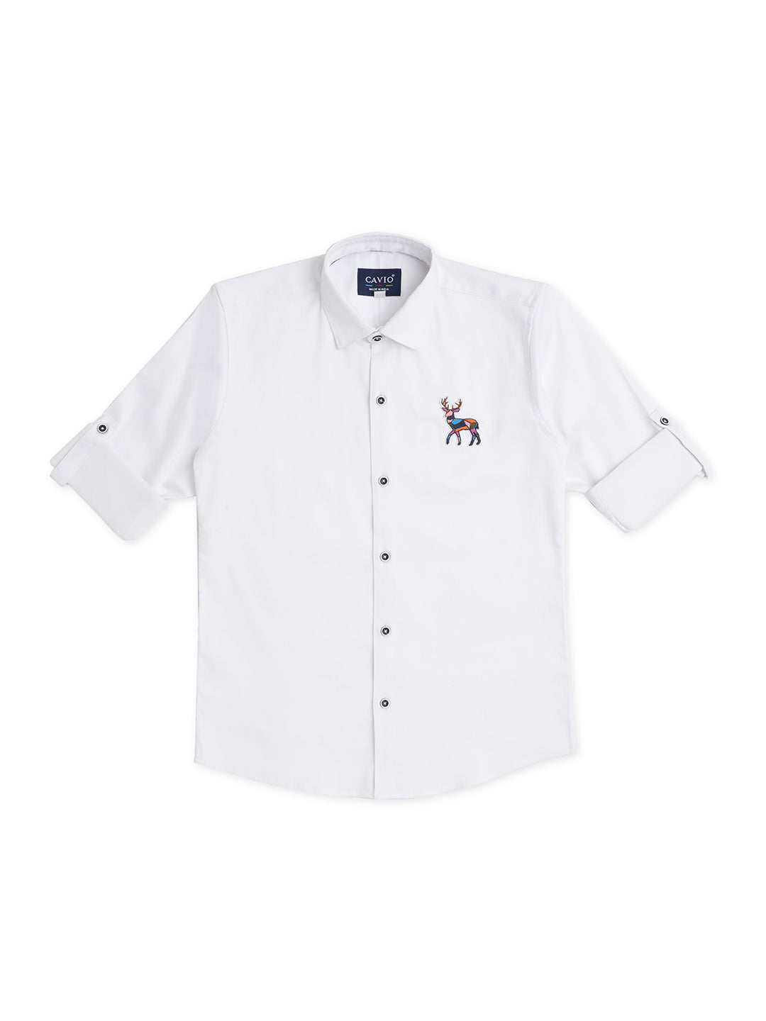 Boys Comfort Opaque Pure Cotton Casual Shirt