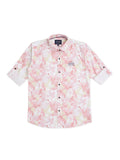 Boys Comfort Floral Printed Pure Cotton Casual Shirt