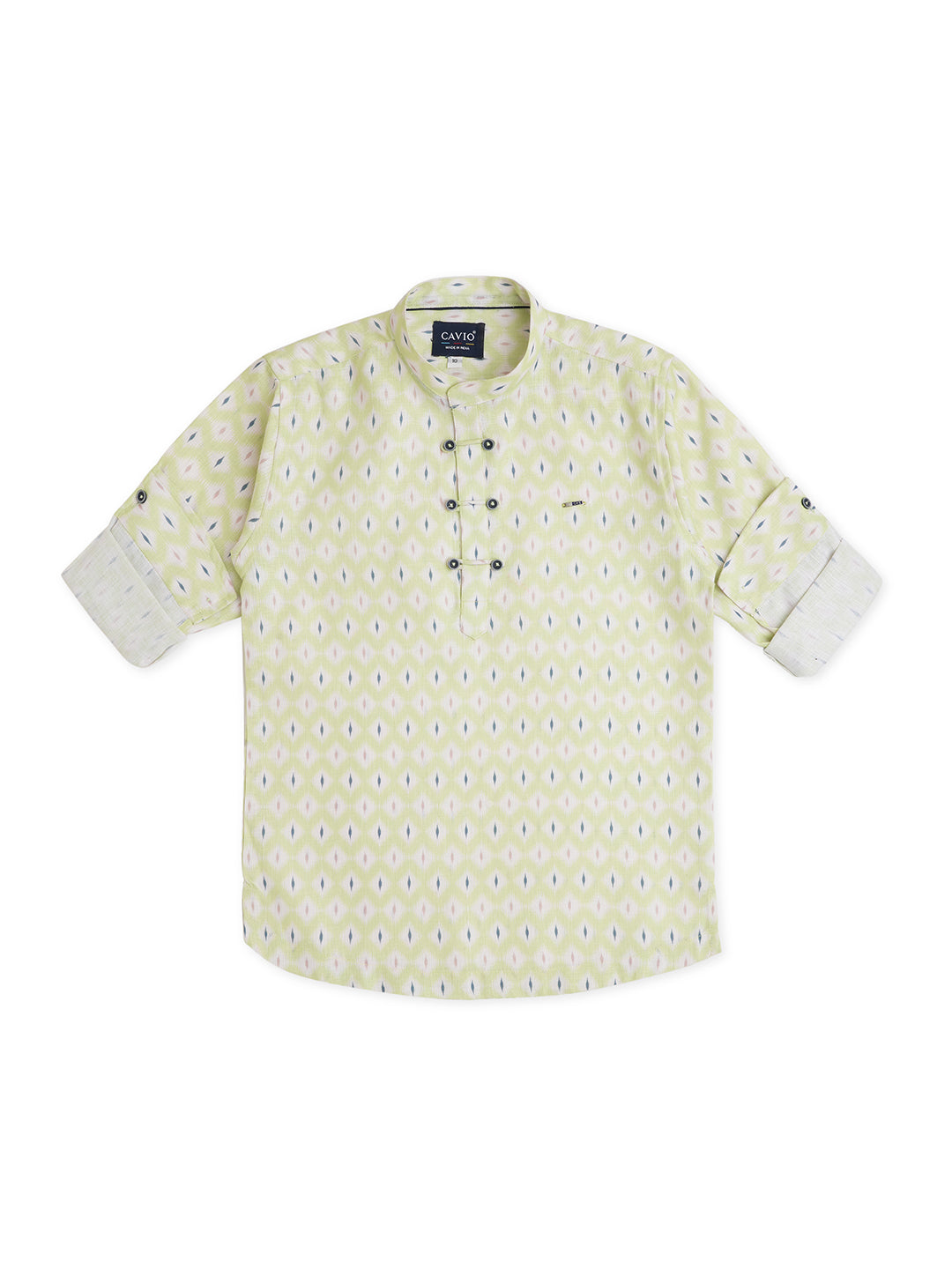 Boys Comfort Conversational Printed Pure Cotton Casual Shirt