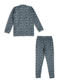 Boys Printed T shirt & Shirt With Joggers Clothing Set