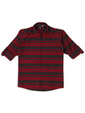 Boys Comfort Tartan Checks Hooded Cotton Casual Shirt With T Shirt